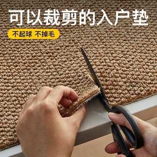 入户门地垫仿剑麻门垫2025新款 可裁剪地毯门口进门脚垫防滑自由