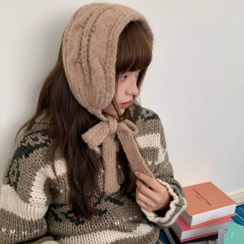 韩系针织麻花头巾女冬季加厚保暖防寒耳罩骑行百搭耳套耳暖耳捂子,服饰配件/皮带/帽子/围巾,耳套,淘宝优惠券,粉丝福利购,淘宝优惠卷