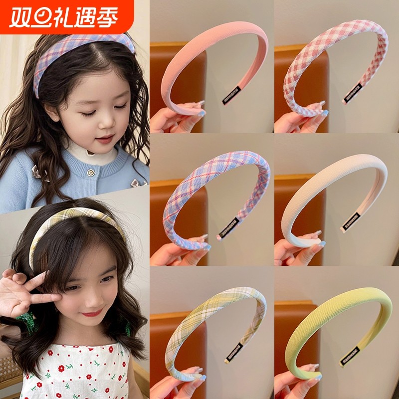 女儿童不勒头发箍2025新款发旅女童头箍女孩可爱发卡小宝宝头饰窟