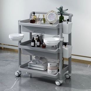 美容车美容院专用手推工具车理发店小推车医疗推车火罐车置物架子