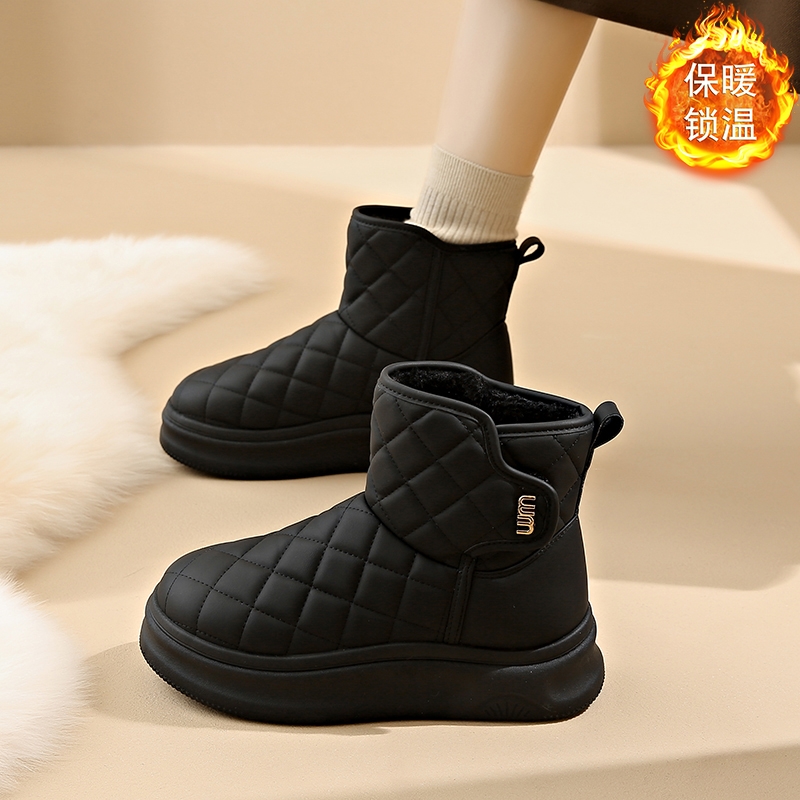 哈尔滨雪地靴女款2025新款冬季防水防滑棉靴加绒加厚保暖回力棉鞋