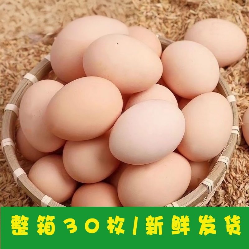 30枚散养土鸡蛋|超3000次加购
