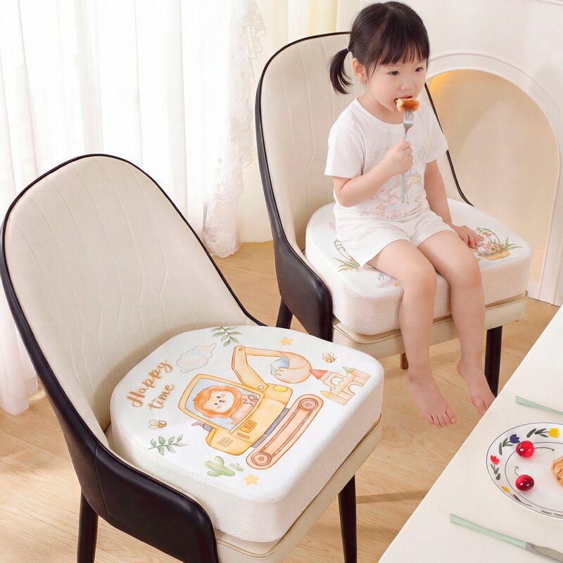 儿童增高垫宝宝餐椅马蹄形座椅加高加厚椅子坐垫小学生吃饭椅垫子