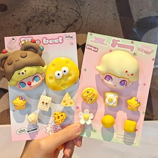 洞洞鞋鞋花配饰可爱小泡装饰扣配件卡扣少女鞋扣适配卡骆驰CROCS