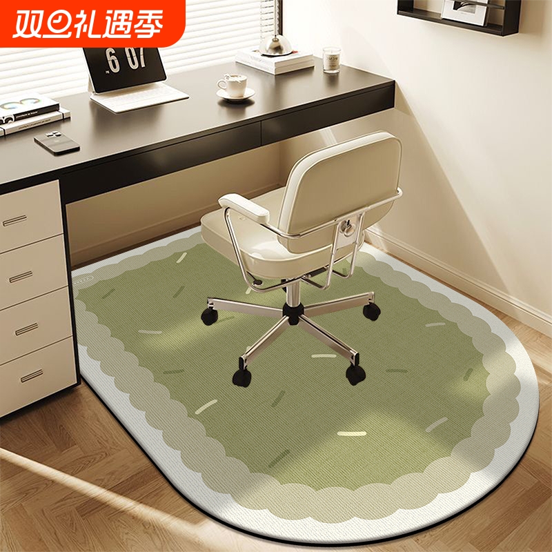 卧室电脑椅地垫儿童学习椅子地毯书房书桌转椅下地板保护脚垫拱形