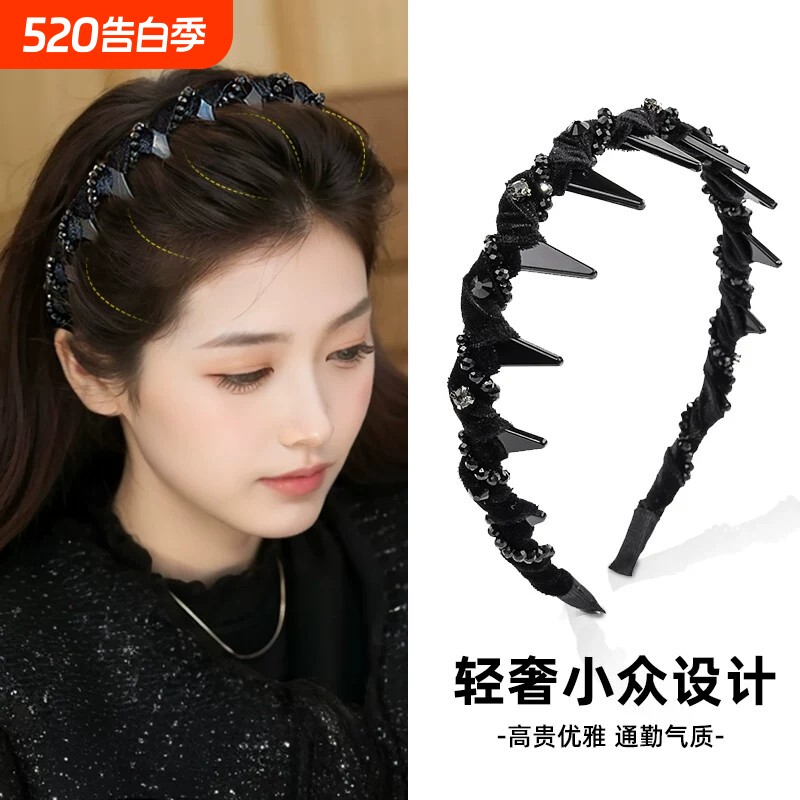 发箍女款高级感洋气时尚发卡2026新款高颅顶头箍轻奢日常外戴头饰