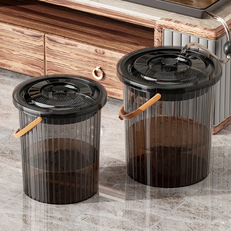 茶水桶废水桶茶渣桶茶叶过滤排水桶茶台功夫茶具配件排水管高颜值