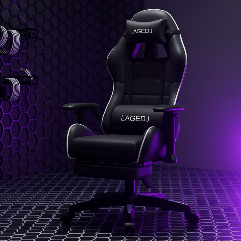 电竞椅舒适家用可躺学生游戏椅电脑椅久坐升降人体工学椅扶手可调