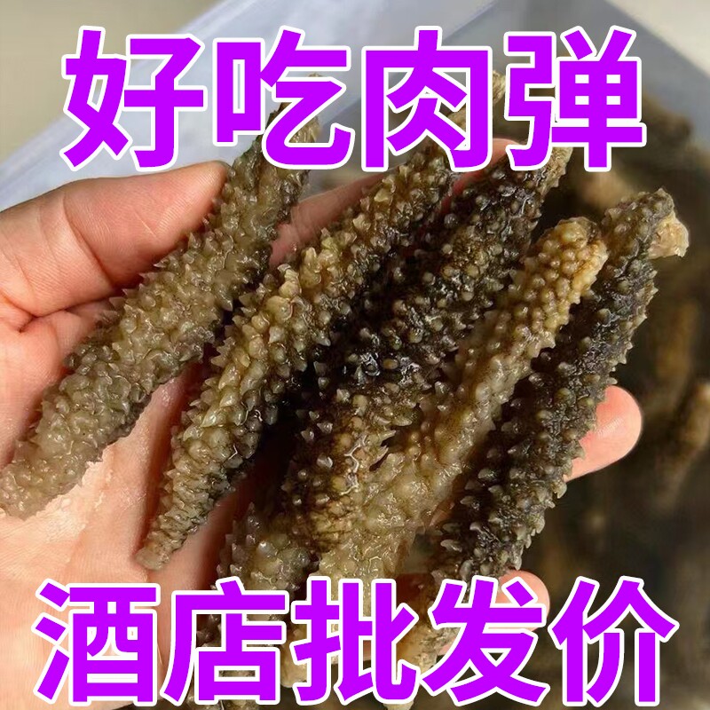 黑刺参正宗野生淡干海参即食干货鲜活易泡发散装水产滋补年货一斤