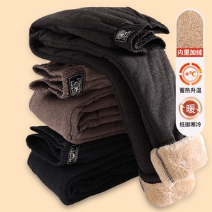 妈妈冬装加绒裤子中老年奶奶保暖棉裤新款女加厚秋冬时尚休闲棉裤