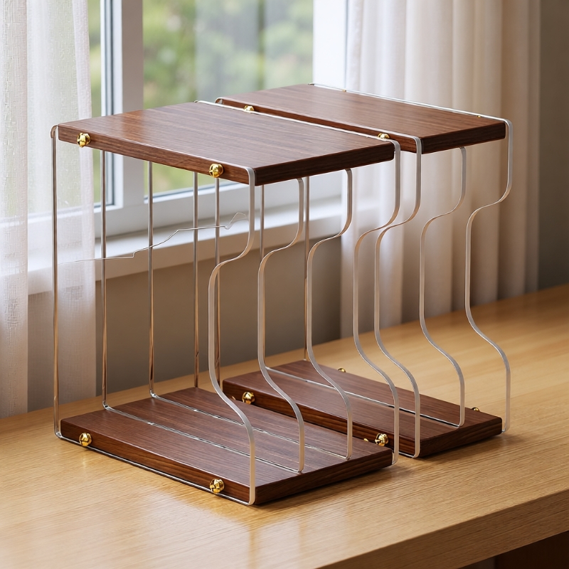 大尺寸黑茶色亚克力展示架