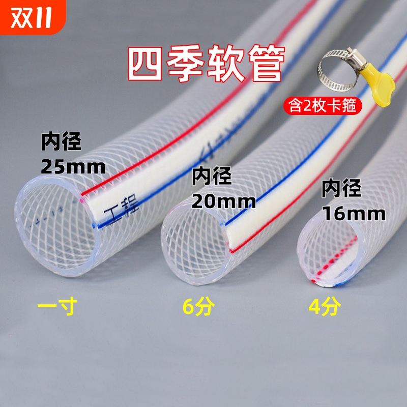 PVC增强软管防爆耐磨蛇皮管加厚