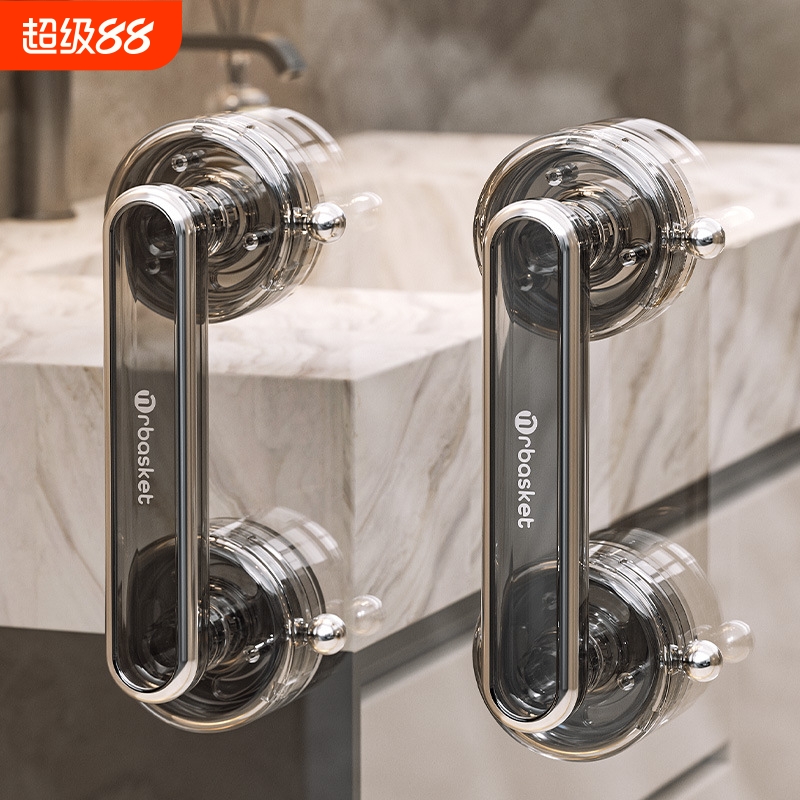 吸盘玻璃门把手免打孔卫生间浴室推拉门强力扶手窗户冰箱拉手移门