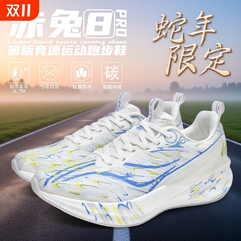 C202心跳6代马拉松竞速专业碳板透气跑步鞋男女款耐磨跑鞋运动鞋