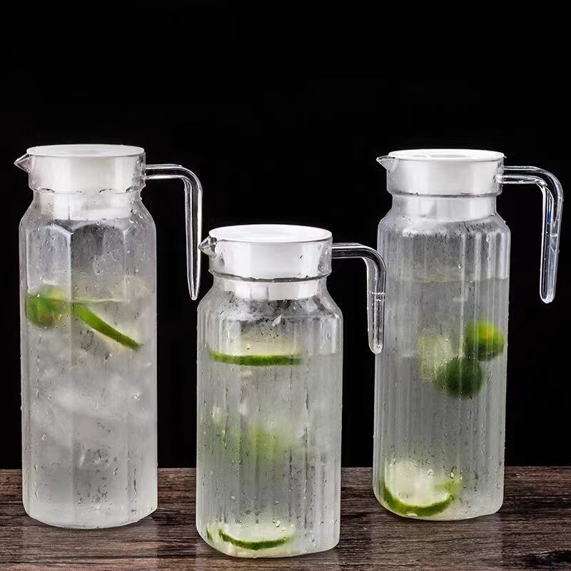 PC塑料耐热防摔冷水壶餐厅扎壶商用餐饮店冷水壶耐高温水壶果汁壶