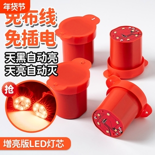 2026年免插电led遥控灯笼灯泡专用灯防水电池款感应灯放感光LED灯