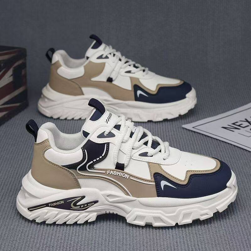 运动鞋男2026春夏季新款男鞋厚底防滑休闲百搭学生潮鞋子跑步鞋男