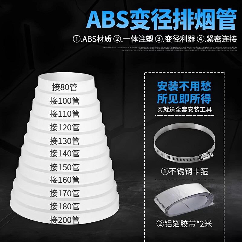 排风管变径圈大小转换接头