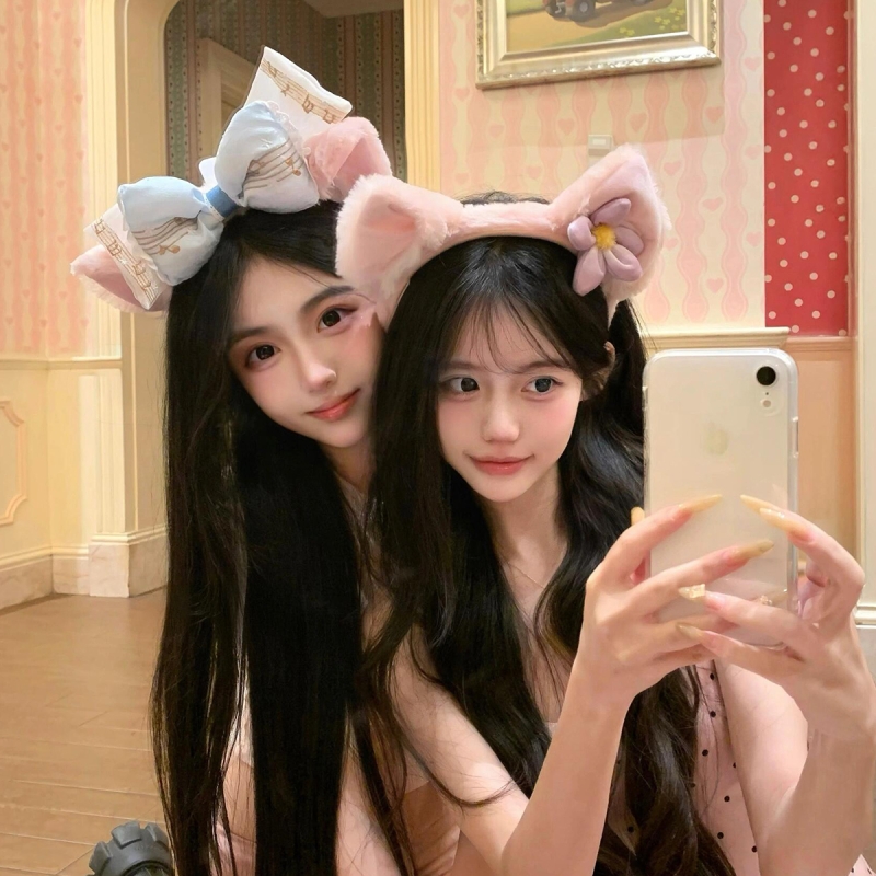 蝴蝶结玲娜贝儿发箍游园拍照头饰发饰适用于迪斯尼迪士尼可爱达菲