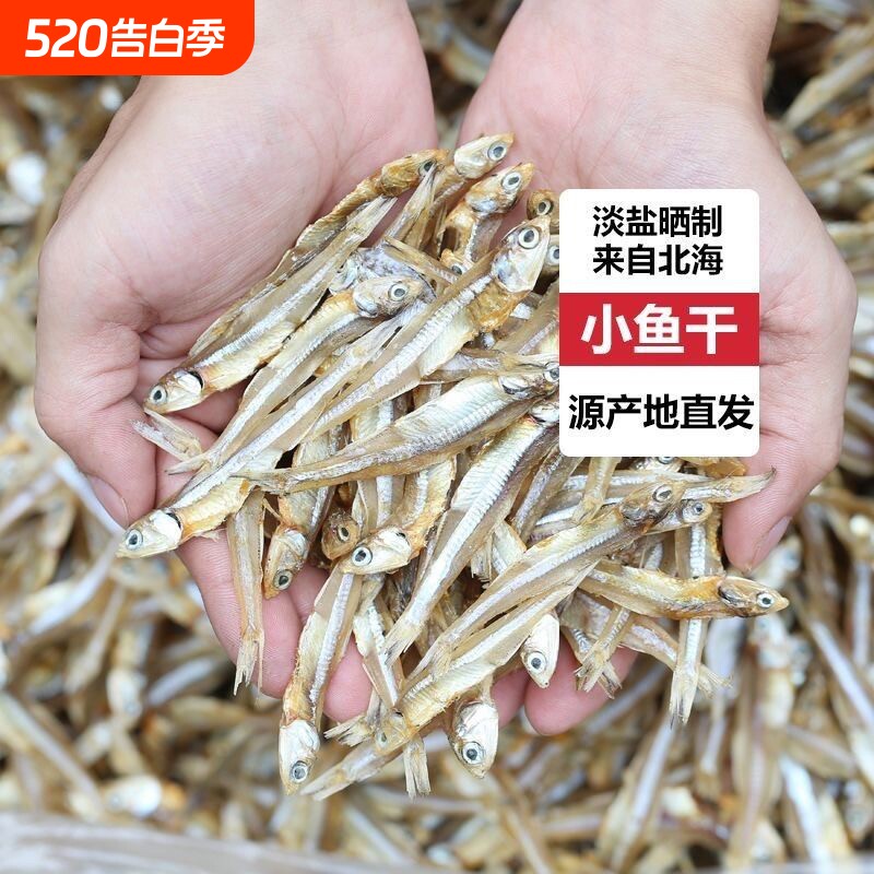 北海小海燕鱼干无盐小鱼干面条鱼咸鱼海鲜特产干货水产深海新鲜