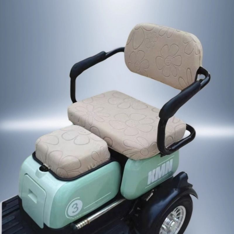 电动三轮车坐垫套罩四季通用适用于雅迪大安赛鸽万仕达三连坐座套