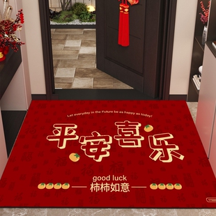 入户门地垫家用进门门垫地毯门口踩脚垫吸水垫子硅藻泥防滑橡胶