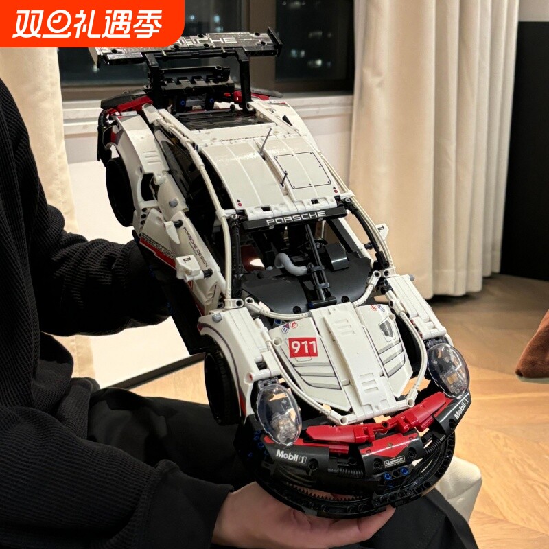 【全网热销】保时捷赛车积木