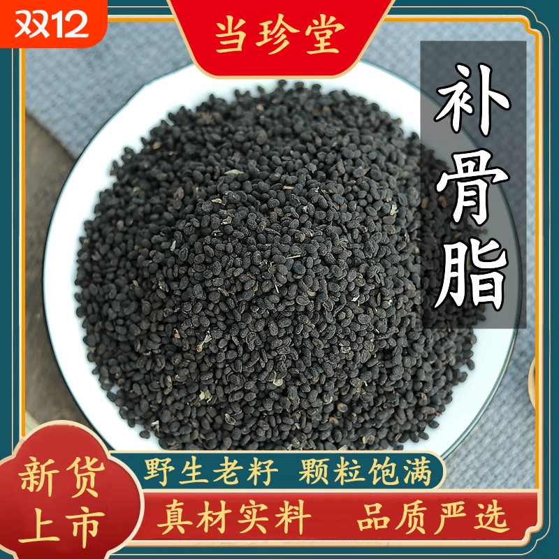 正宗补骨脂野生补骨脂干净饱满中药材破骨子黑故子泡茶水泡酒