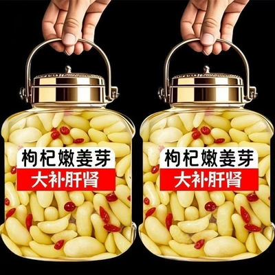 大促】淄博枸杞泡姜芽新鲜嫩姜芽酸甜腌制泡菜下饭菜仔姜糖醋姜片