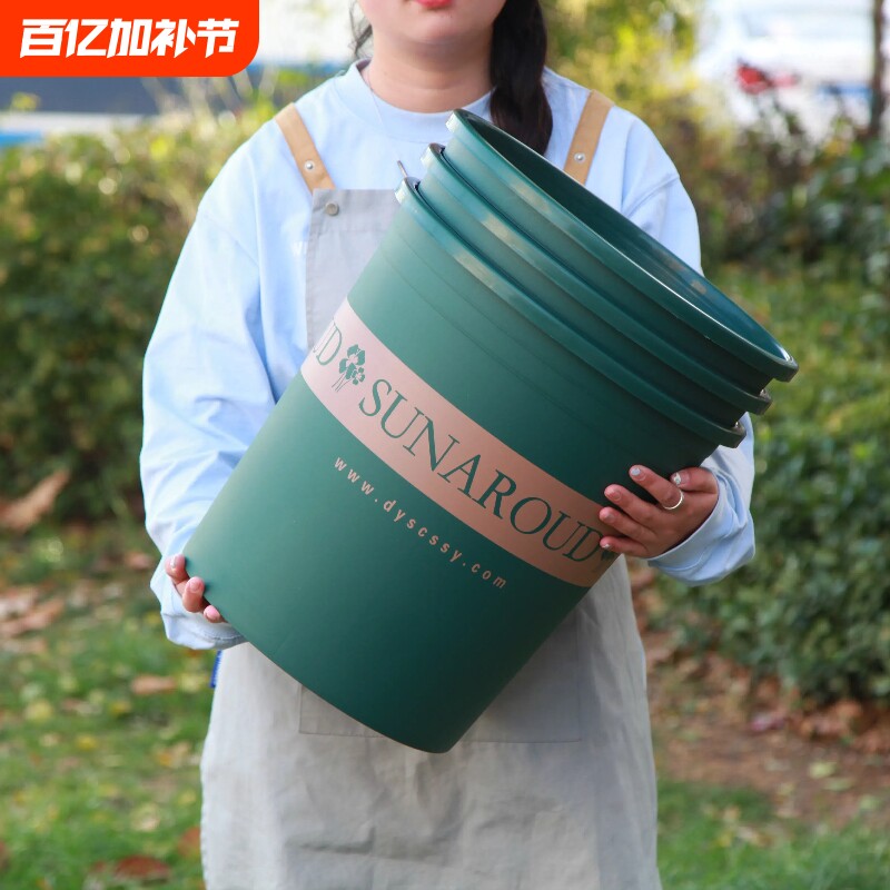 种植塑料花盆加仑盆绿萝大号盆栽草莓加厚加仑草莓盆清仓控根庭院