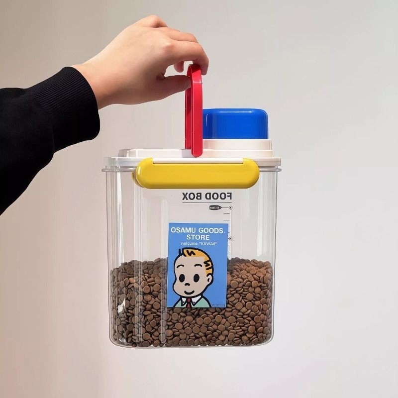 多巴胺储粮桶食品级密封收纳罐猫粮狗粮五谷杂粮收纳盒防虫储物桶,宠物/宠物食品及用品,宠物智能储粮桶,淘宝优惠券,粉丝福利购,淘宝优惠卷