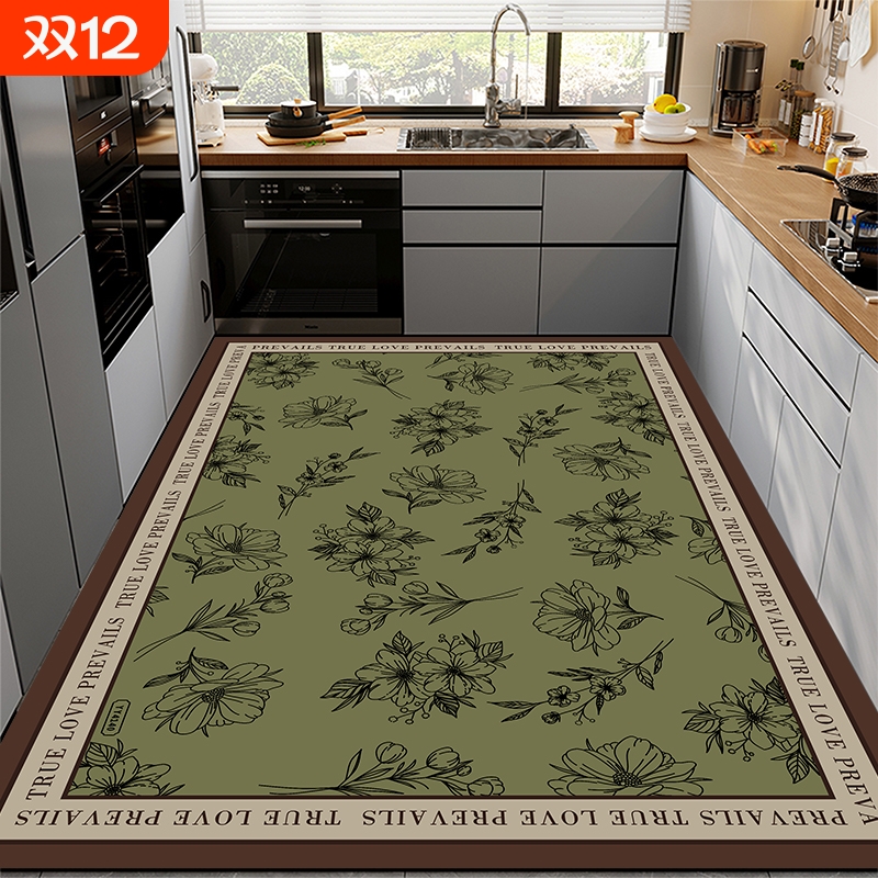 厨房地垫防油防滑可擦免洗整铺
