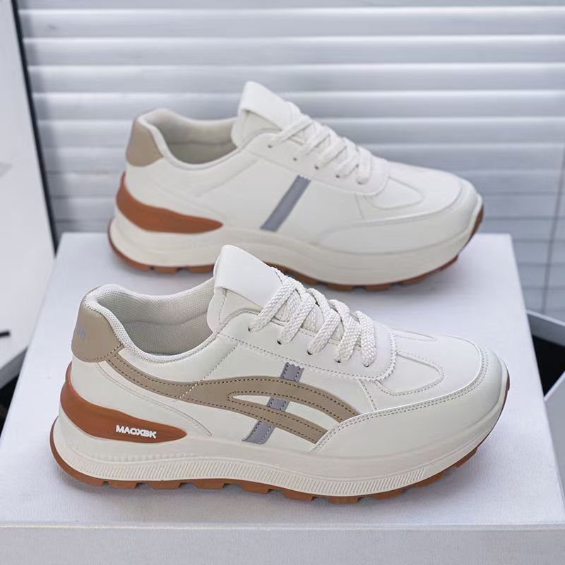 春秋女鞋新款透气小白鞋子女百搭