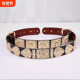 出云龙纹革带腰带汉服配饰明制汉服配饰圆领袍革带可配贴里飞鱼服