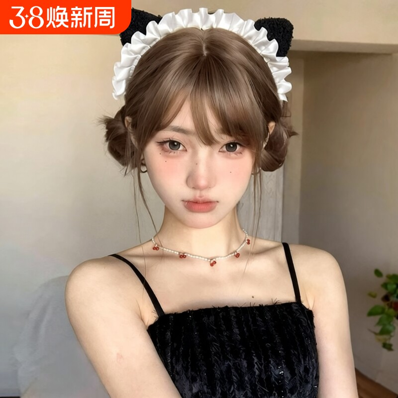 可爱原创猫咪耳朵头饰女仆发饰发箍cos兽耳KC手作耳朵洛丽塔头箍