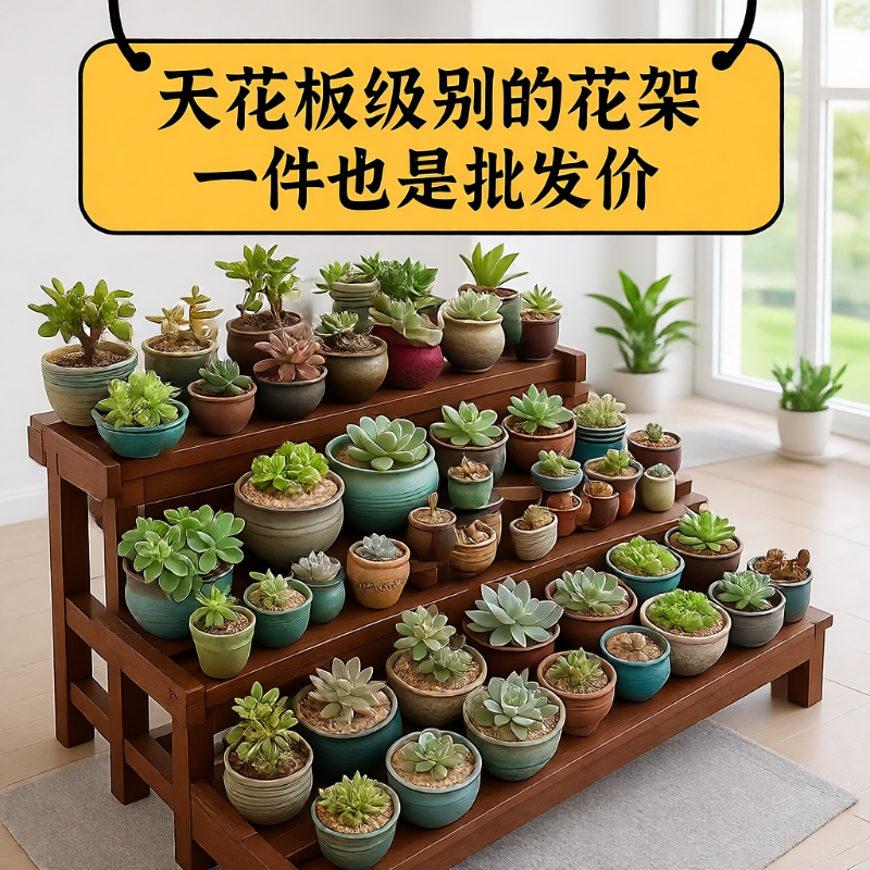 防腐木多层花架|超4000次加购