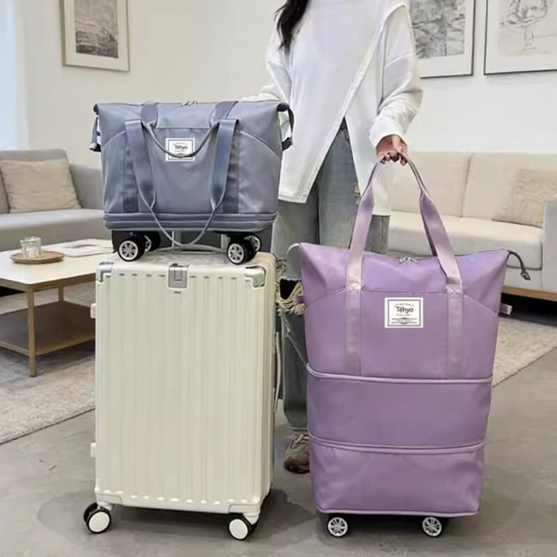 万向轮旅行包行李包防水大容量装折叠行李箱收纳袋拉杆牛津布手提