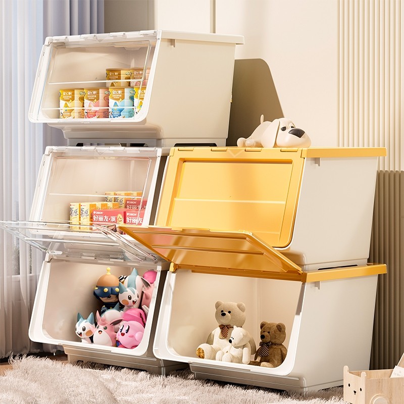 儿童玩具收纳箱家用塑料整理神器衣服零食储物置物架收纳柜周转箱