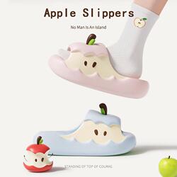 粉蓝鸳鸯苹果拖鞋女防滑防臭夏季网红爆款洗澡女款情侣凉拖外穿