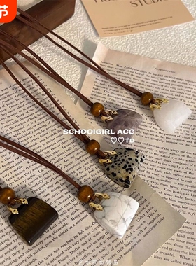 原创设计天然石项链|千人加购