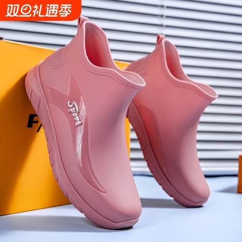 防水防滑时尚雨靴女士
