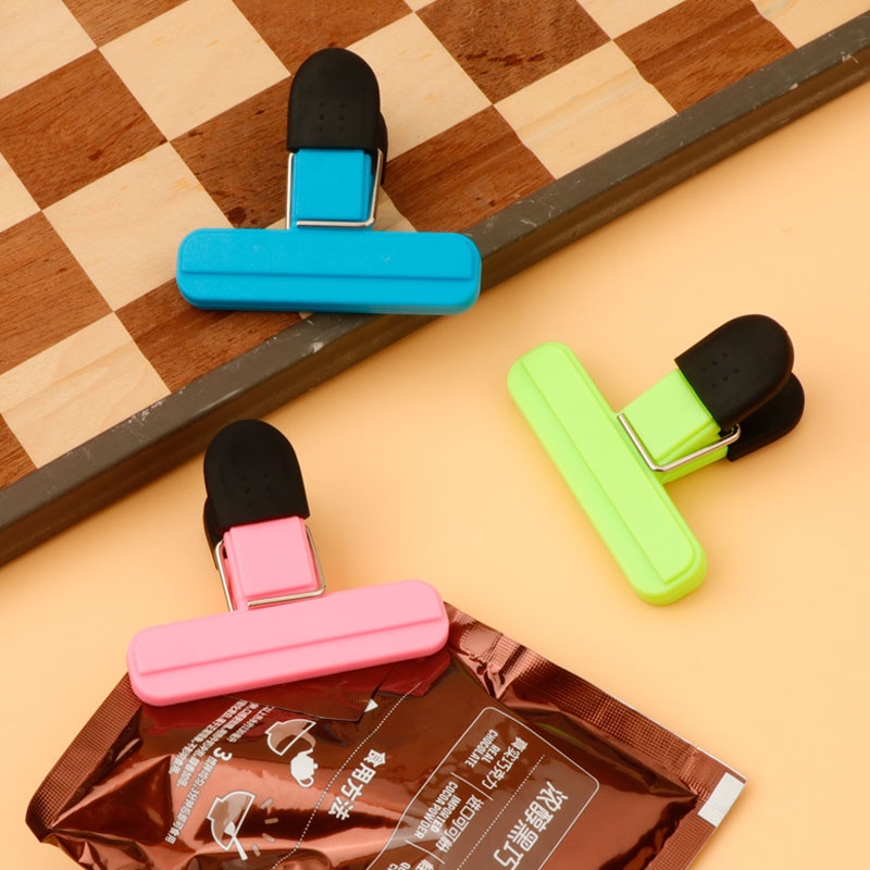 硅胶袋子封口夹零食保鲜密封夹茶叶夹奶粉夹咖啡袋夹食物封口夹