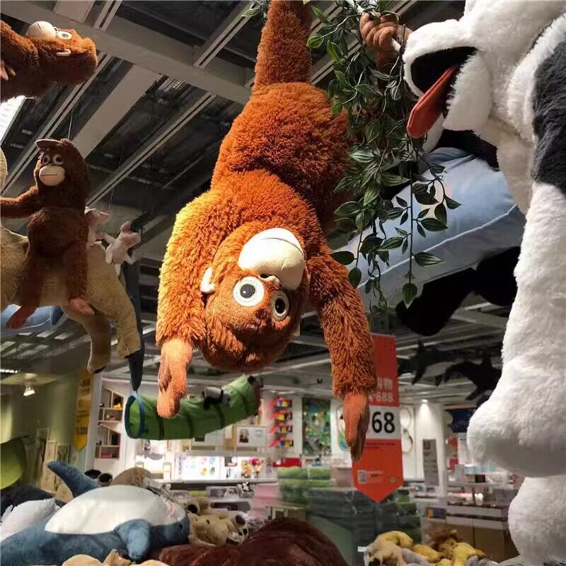 大猩猩玩偶小猴子毛绒玩具尤恩格斯库娃娃可爱公仔生日礼物送朋友