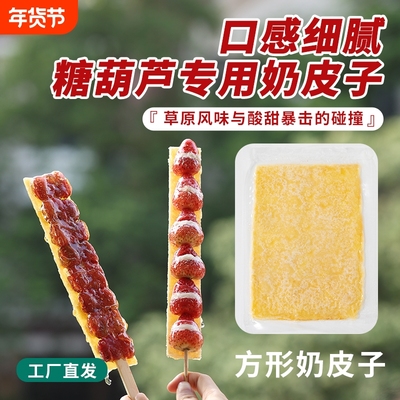 鲜奶皮子奶油奶酪内蒙古特产奶皮子官方旗舰店原制奶制品零食半干