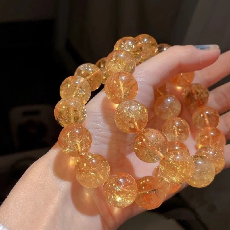 黄塔晶手串收藏级手链招财手链