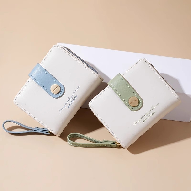 钱包女士2025新款短款儿童学生拉链迷你皮夹小零钱包卡包一体证件