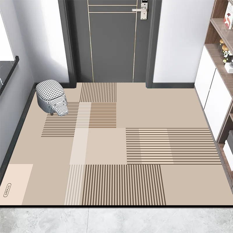 硅藻泥入户门地垫门垫可裁剪高端玄关脚垫防滑吸水进门地毯耐脏