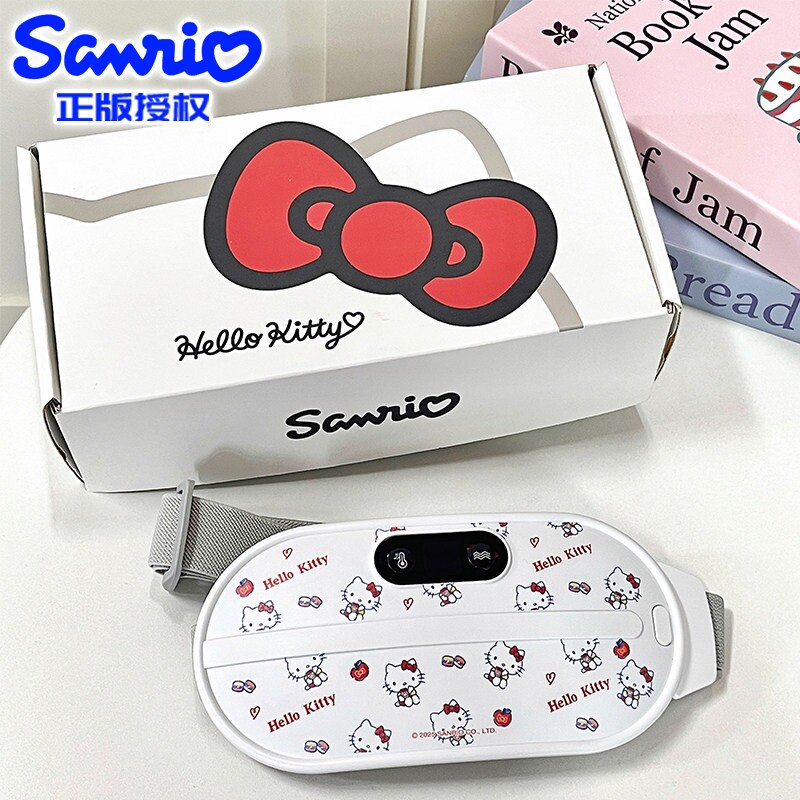 三丽鸥hellokitty暖宫腰带生理期生理期神器女士肚子痛经热敷按摩图片