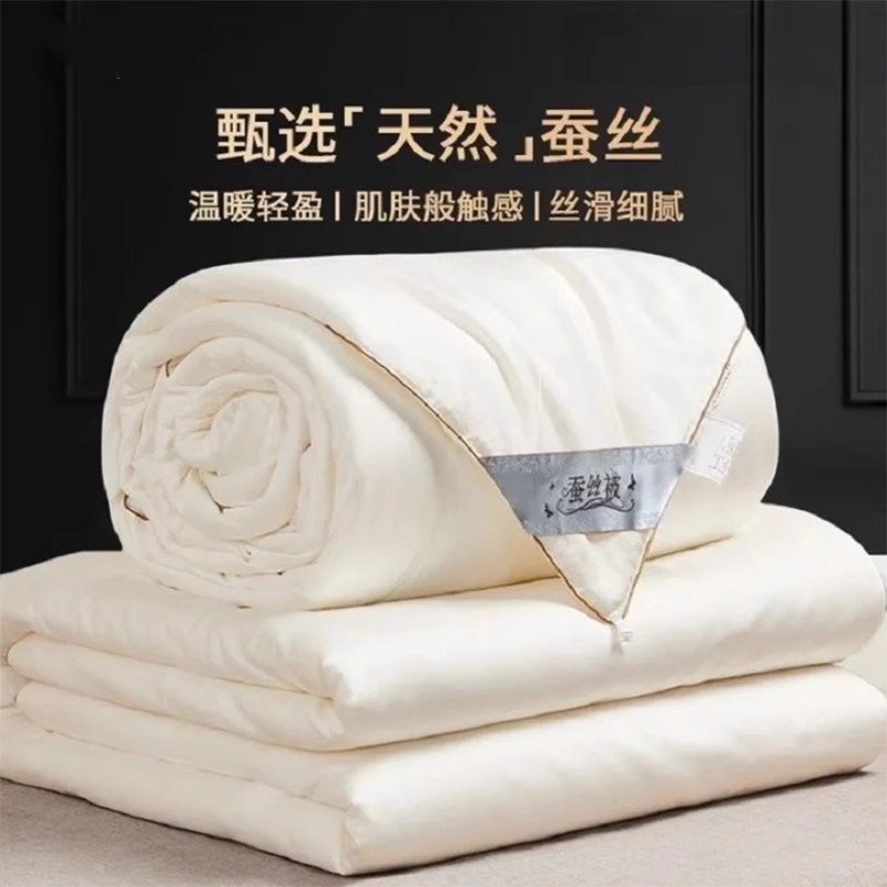 桐乡纯蚕丝被100桑蚕丝手工春秋被夏凉被空调被学生被子被芯正品
