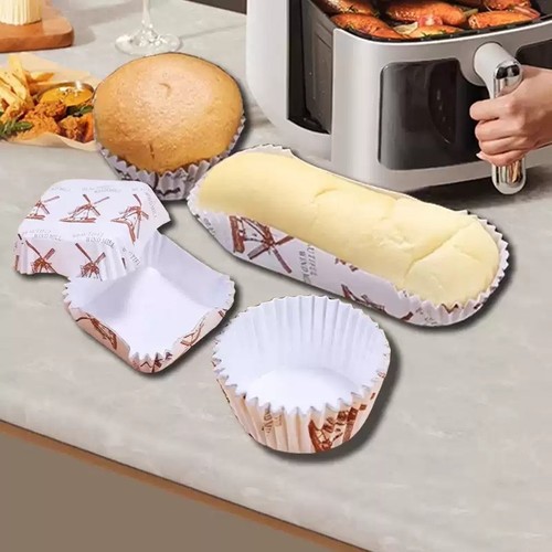 面包纸托菠萝包模具披萨底托淋膜蛋糕纸杯热狗汉堡纸碗耐高温船形